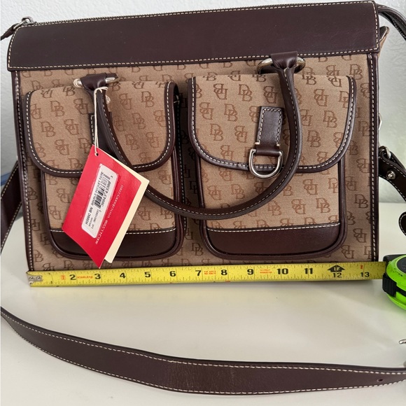 Dooney & Bourke Brown and Tan Tote Bag - Picture 7 of 10